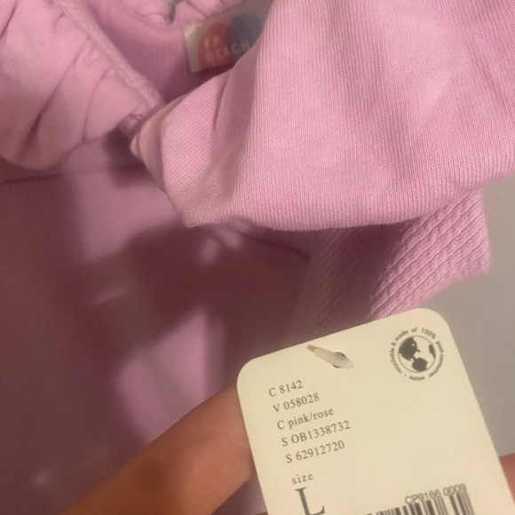 Free People beach pink roses dress size large nwt - Picture 5 of 6